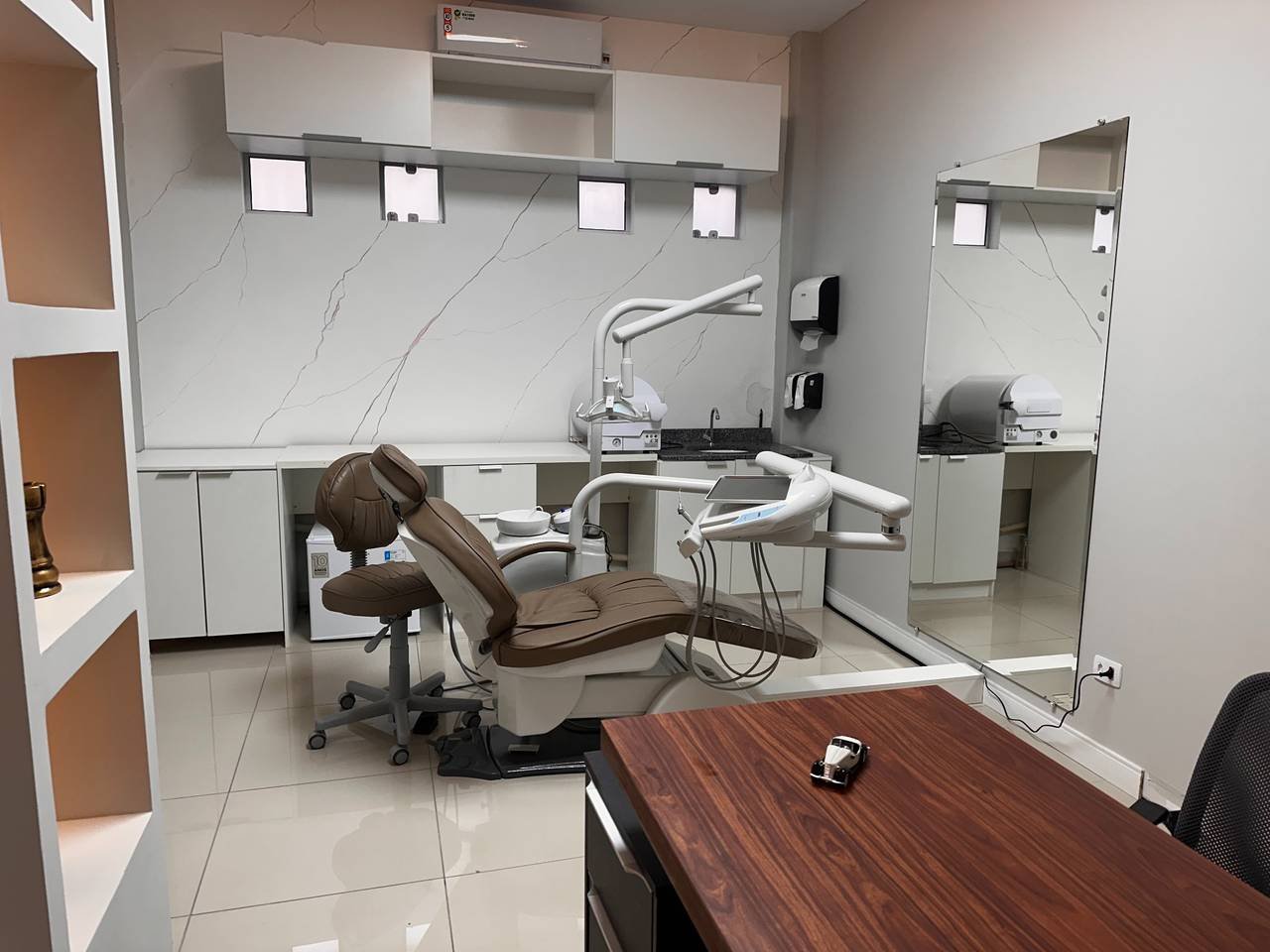 Detalhes do ambiente clínico