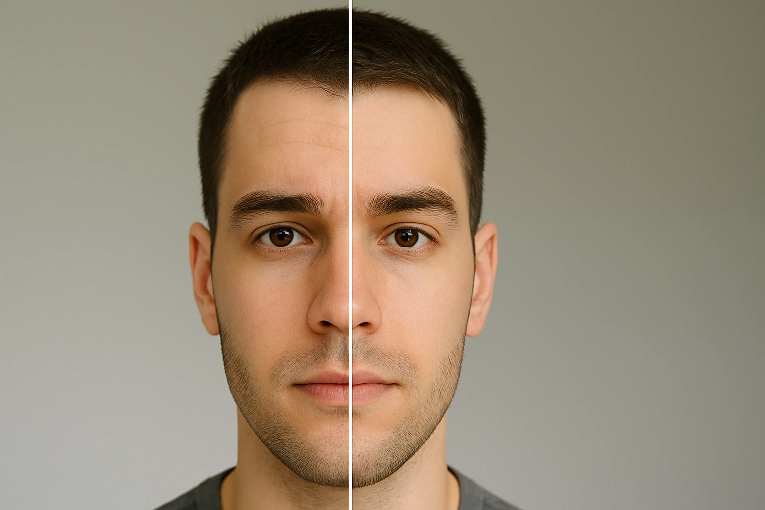 Imagem ilustrativa de Botox masculino no terço superior