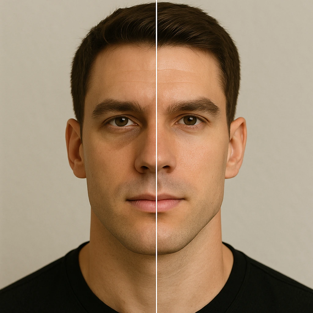 Imagem ilustrativa de tratamento de olheiras masculino